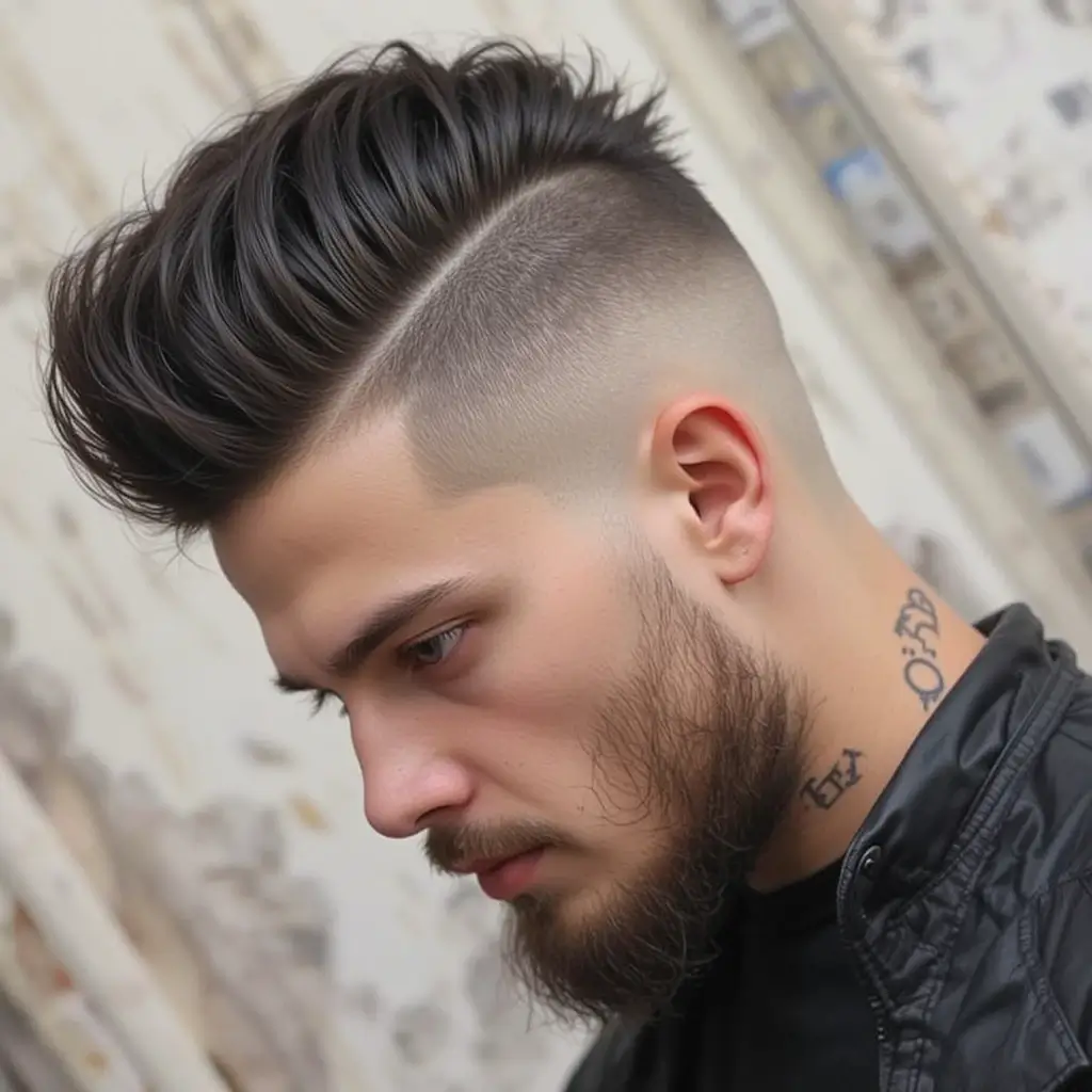Mohawk Faded Undercut