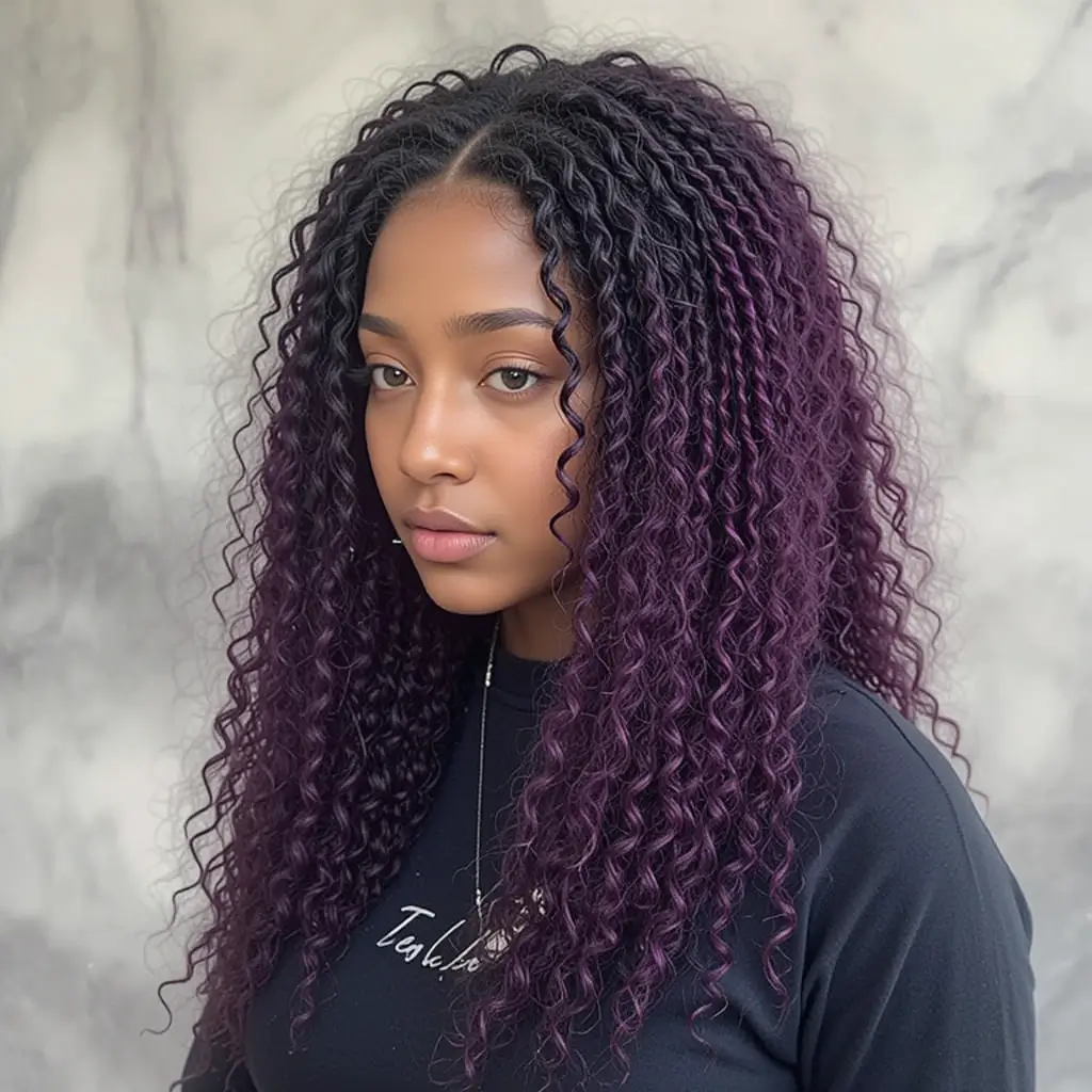 Mulberry Ombre for Long Protective Styles