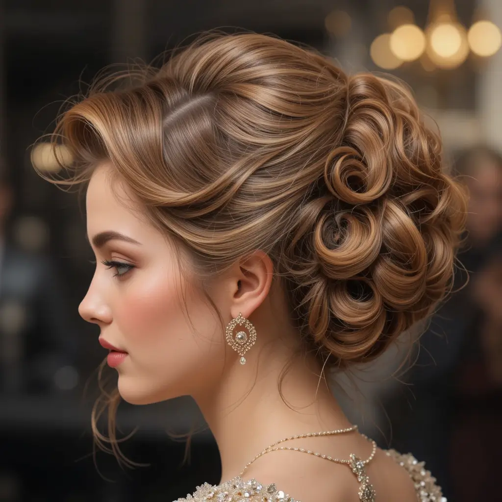 Old Hollywood Updo