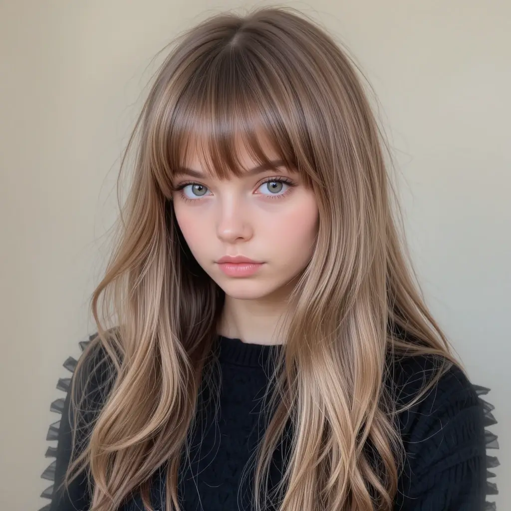 Peekaboo Bangs