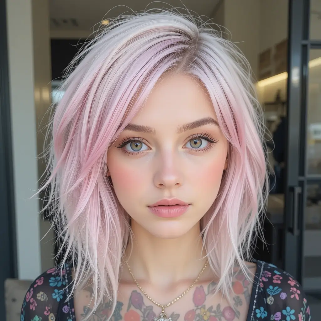 Pink and Platinum
