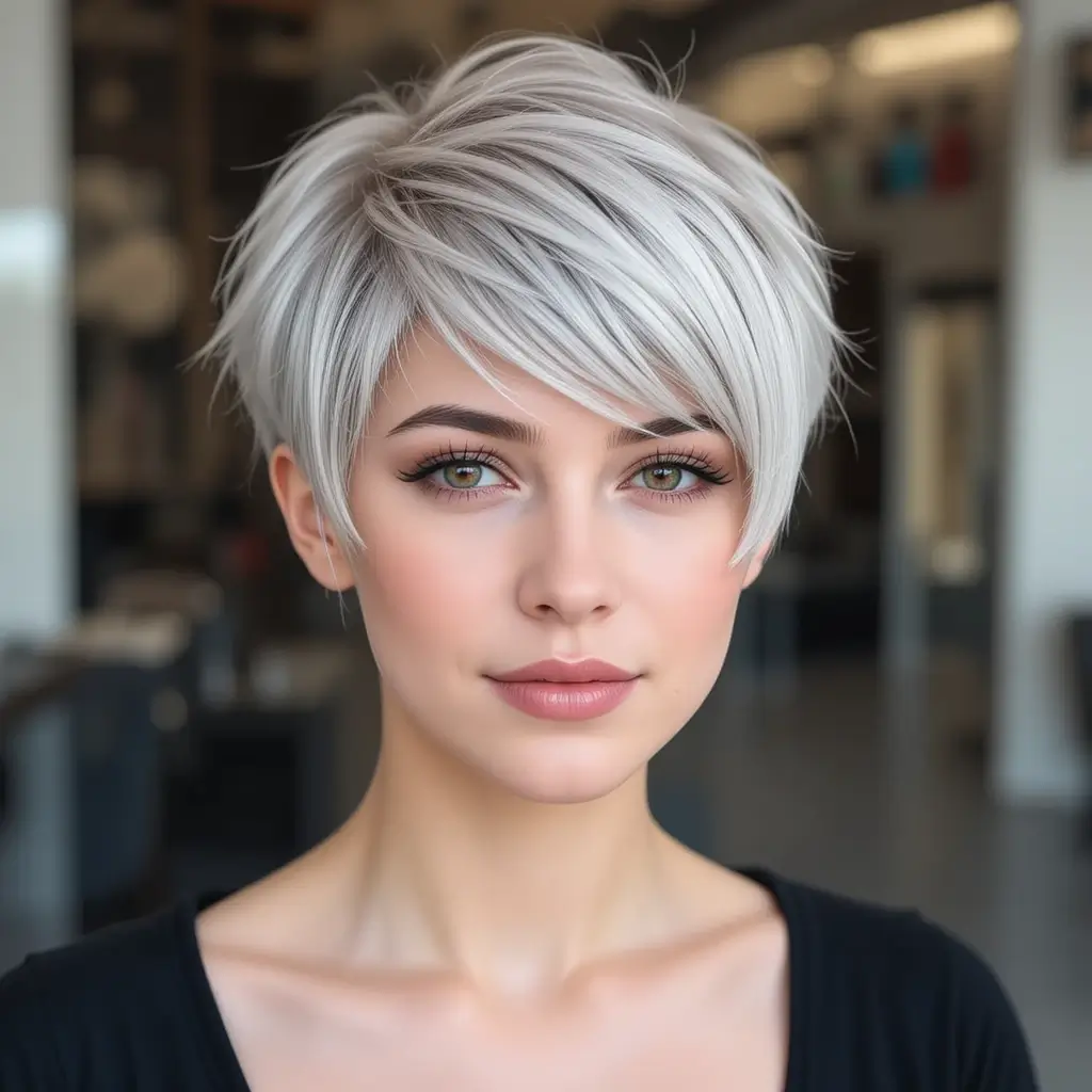 Pixie-Wolf Hybrid With Curtain Bangs