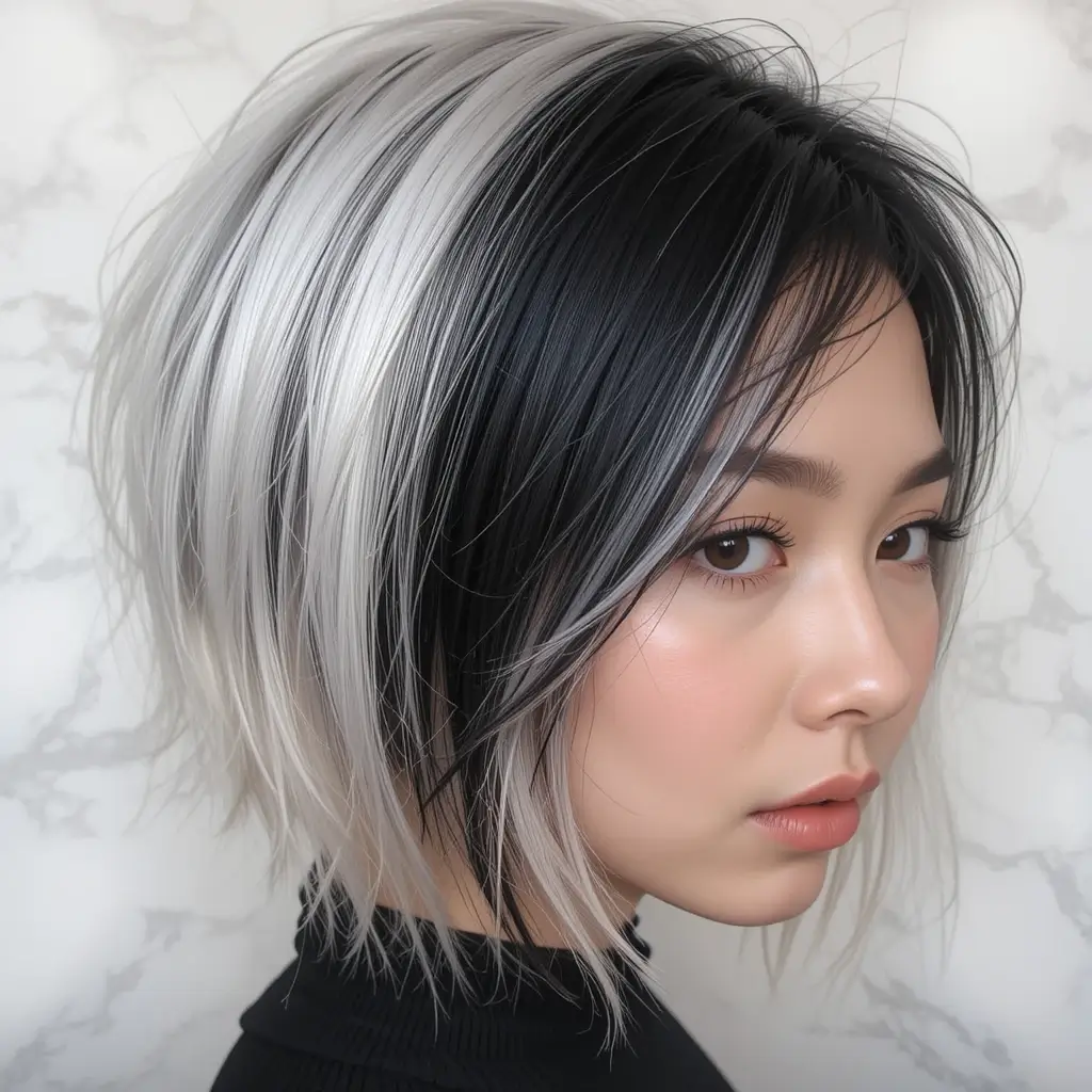 Platinum Blonde and Jet Black