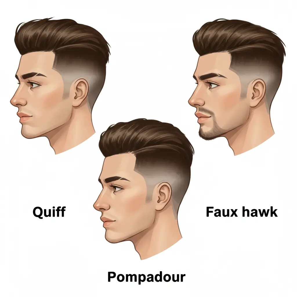 Quiff vs Pompadour vs Faux Hawk (Because It Gets Confusing)