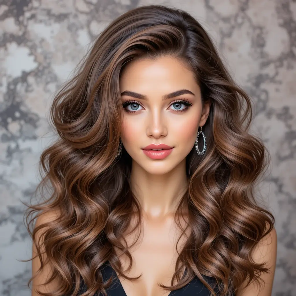 Retro Glam Waves