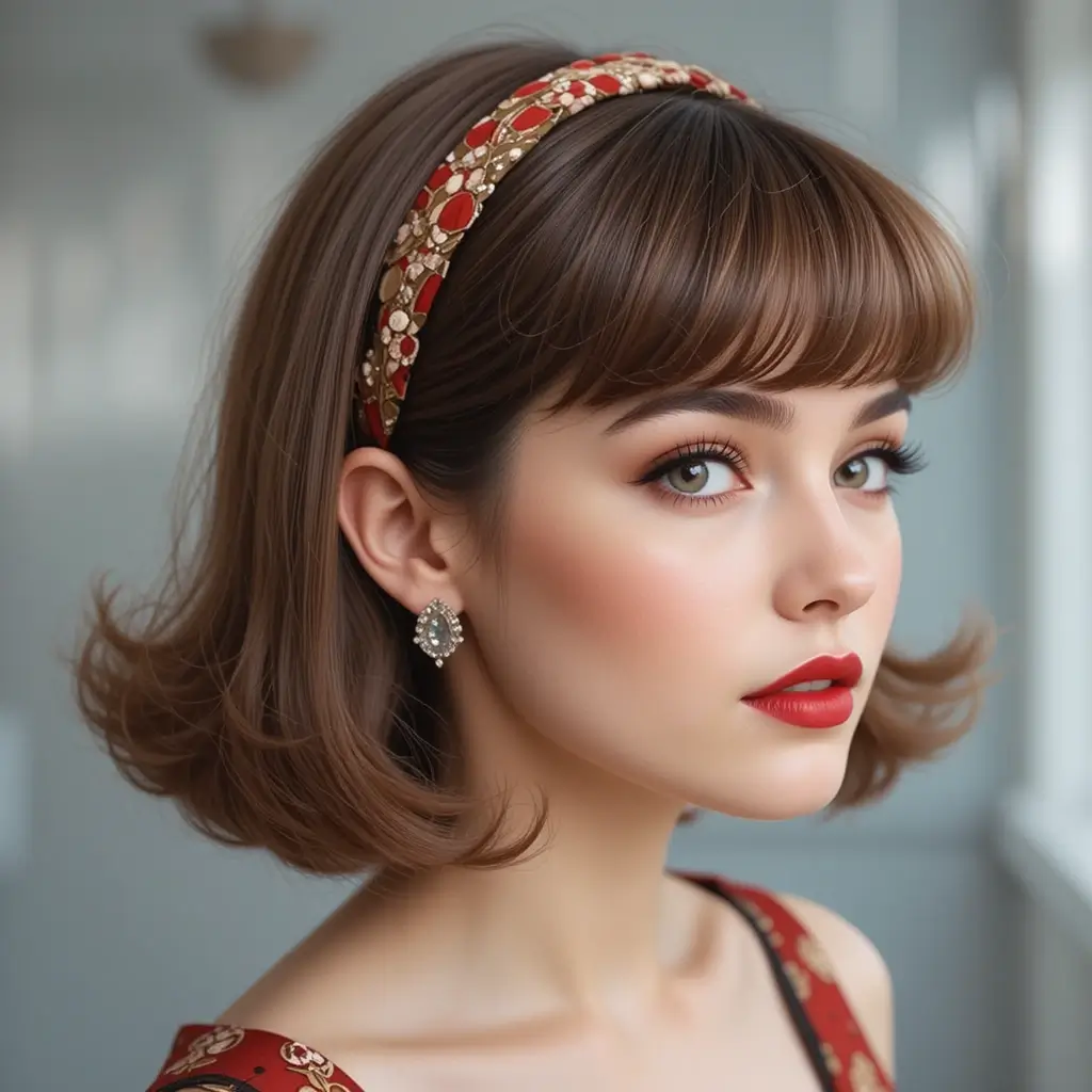 Retro-Inspired Flip Cut