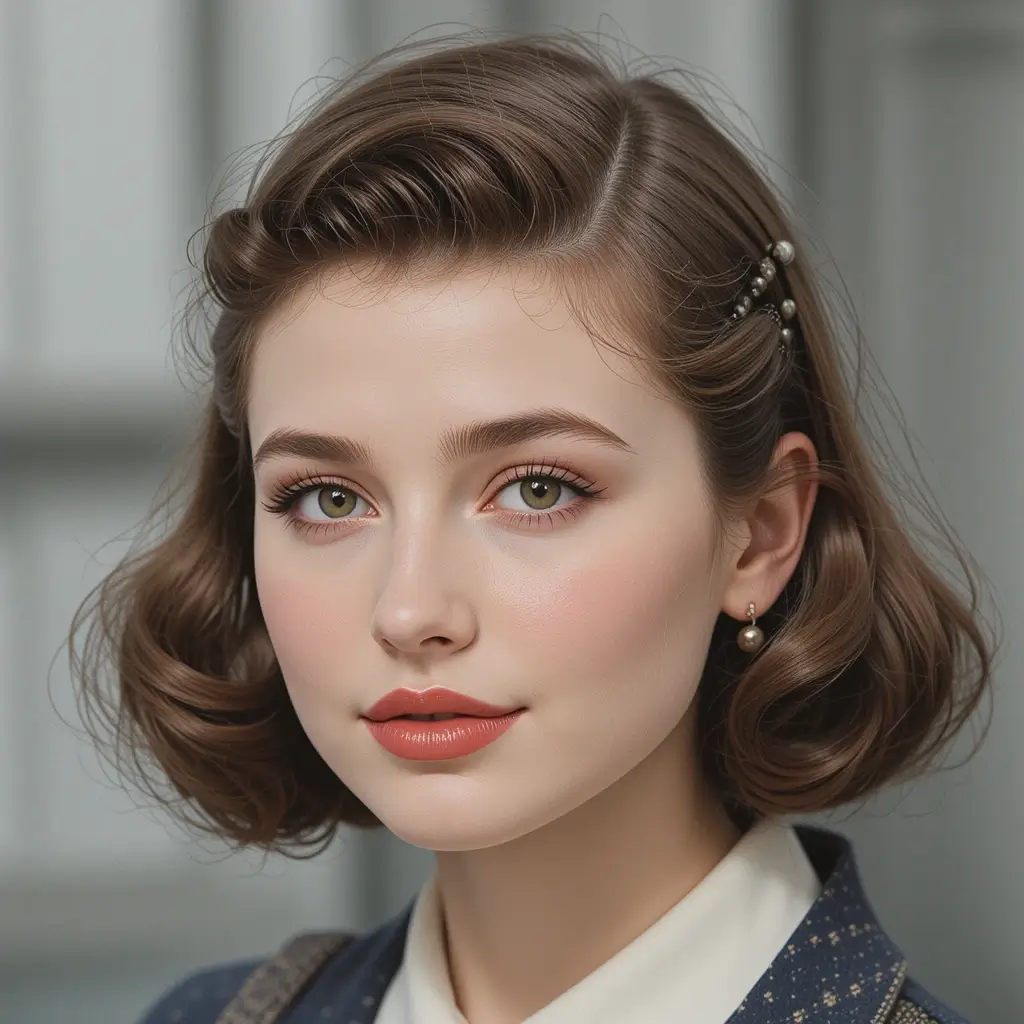Rolled Bangs