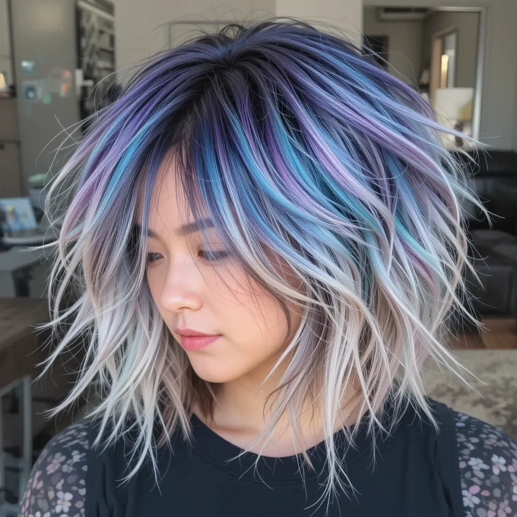 Shag Cut with Face-Framing Layers