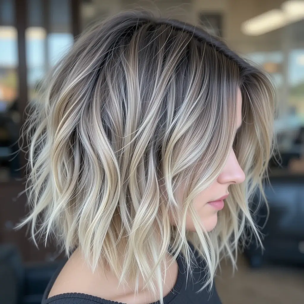 Shaggy Wolf Cut for Wavy Hair