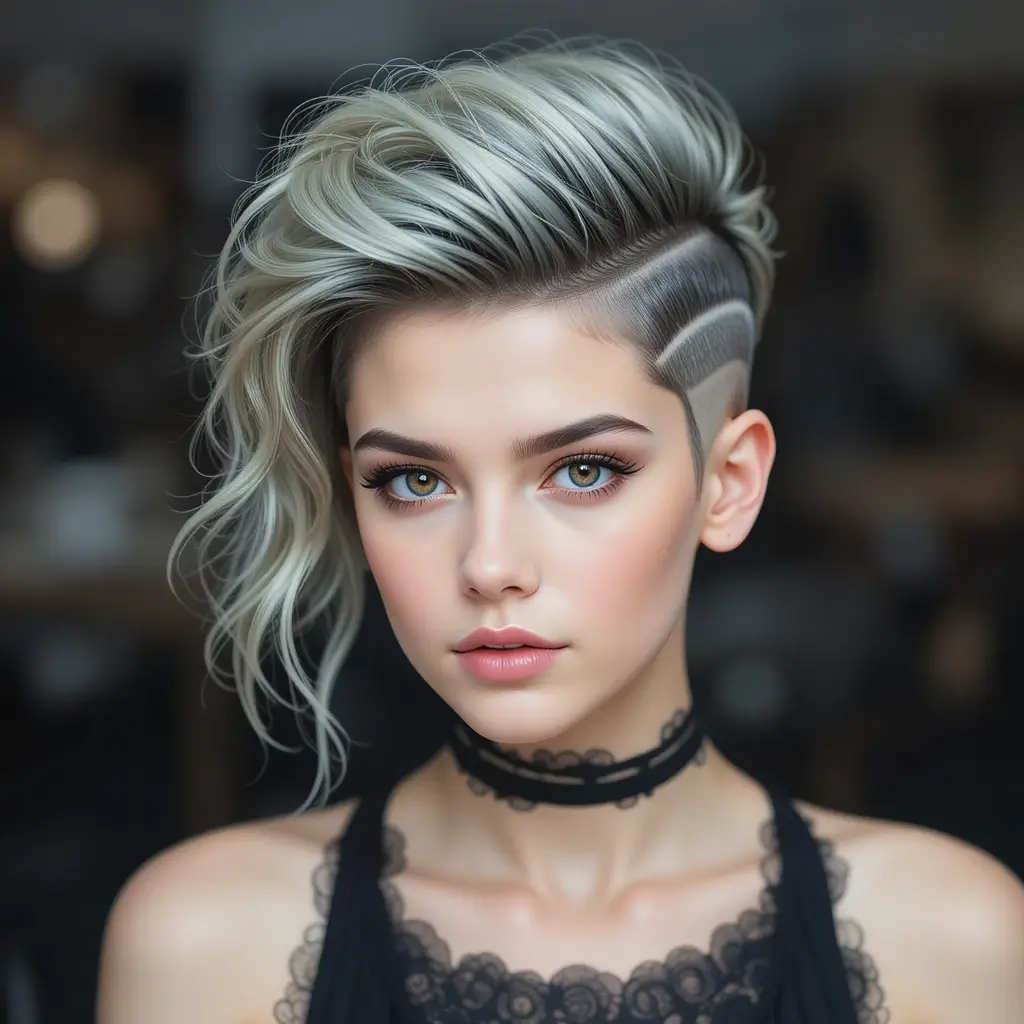 Shaved Undercut with Design