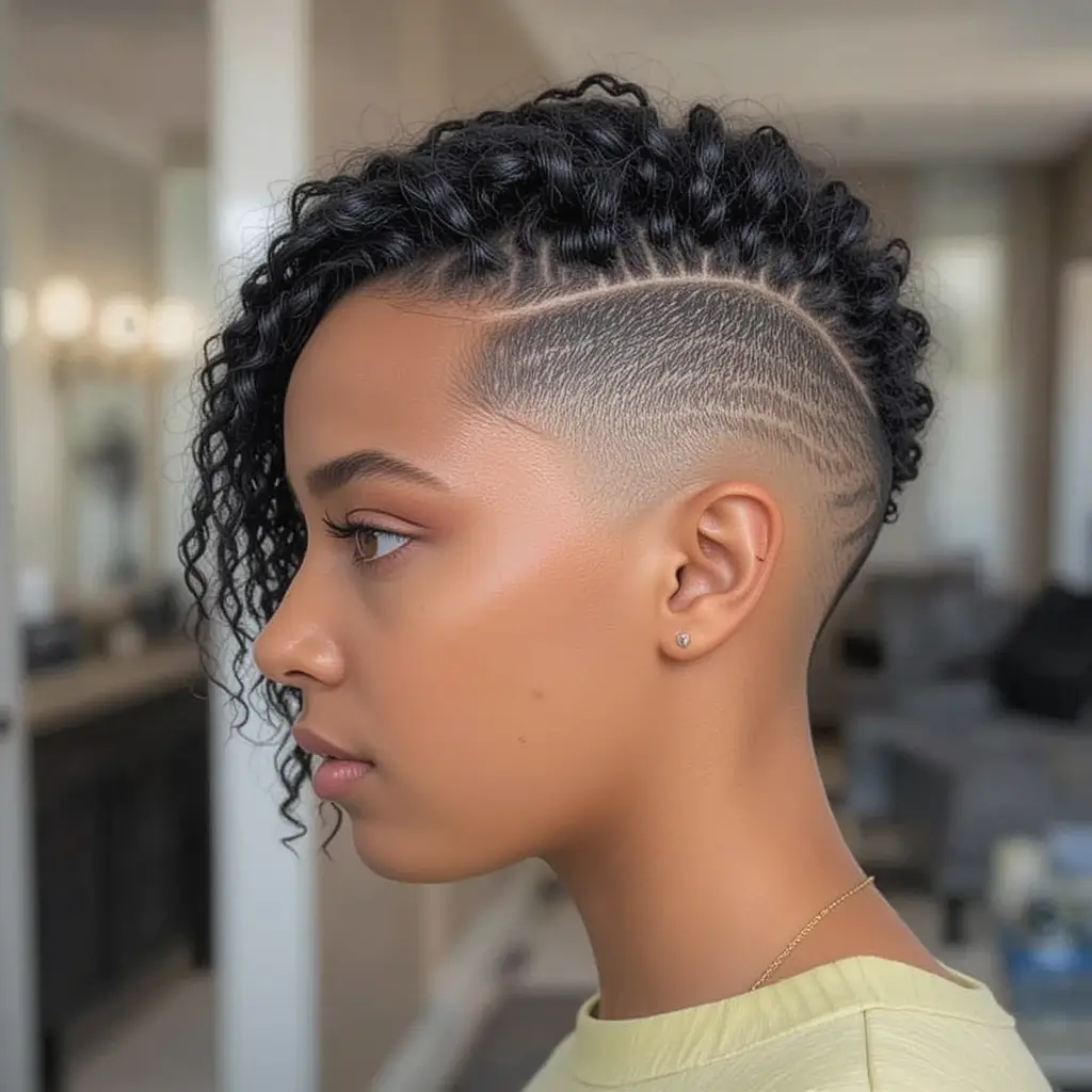 Short Locs with Undercut