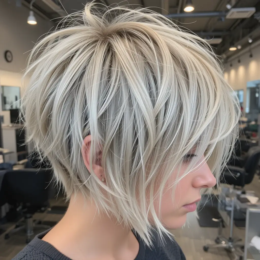 Short Shag with Baby Bangs