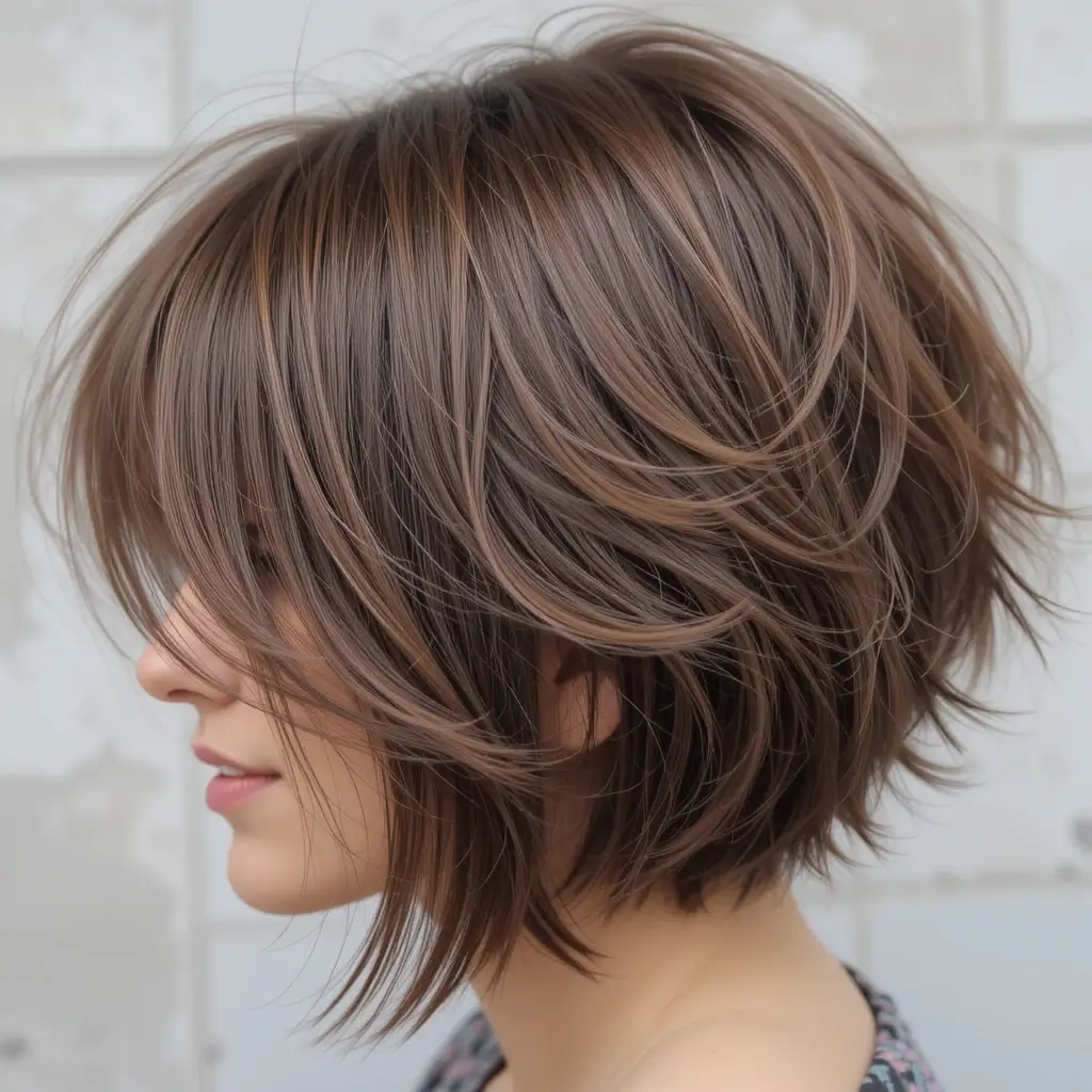 Short Shag with Flipped Ends