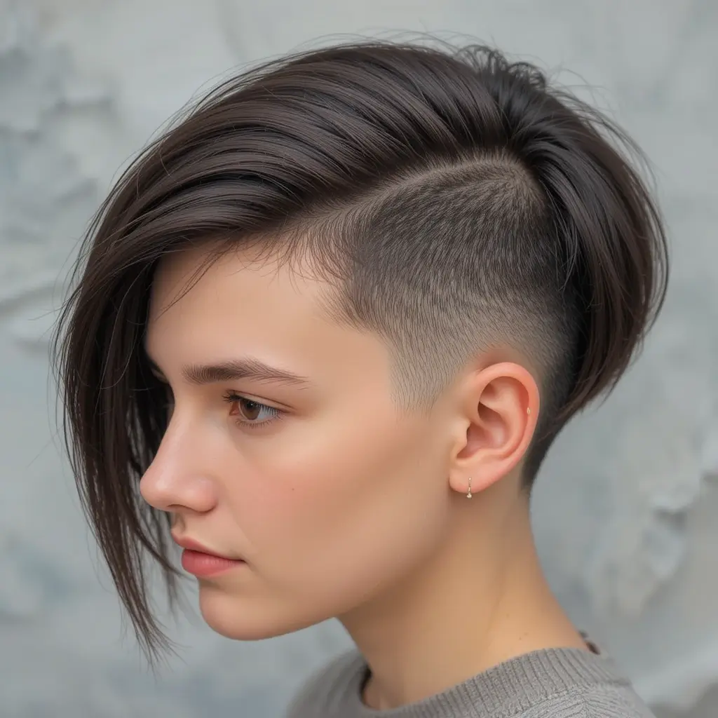 Short Undercut Bob