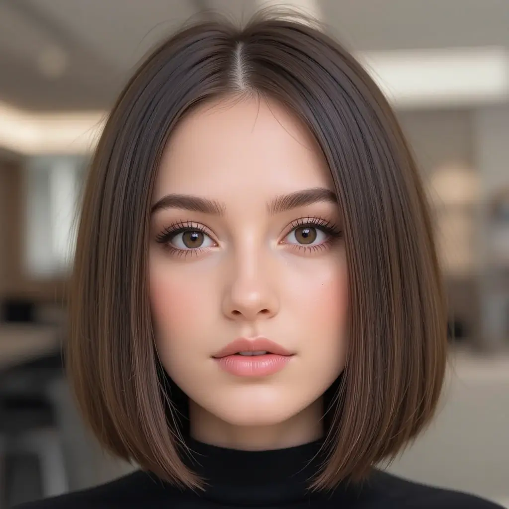 Shoulder-Length Blunt Cut