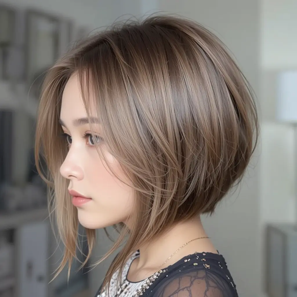 Shoulder-Length Home Haircut