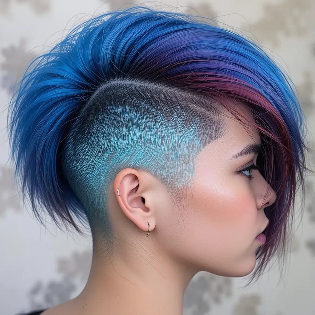 Side Shave with Color Pop