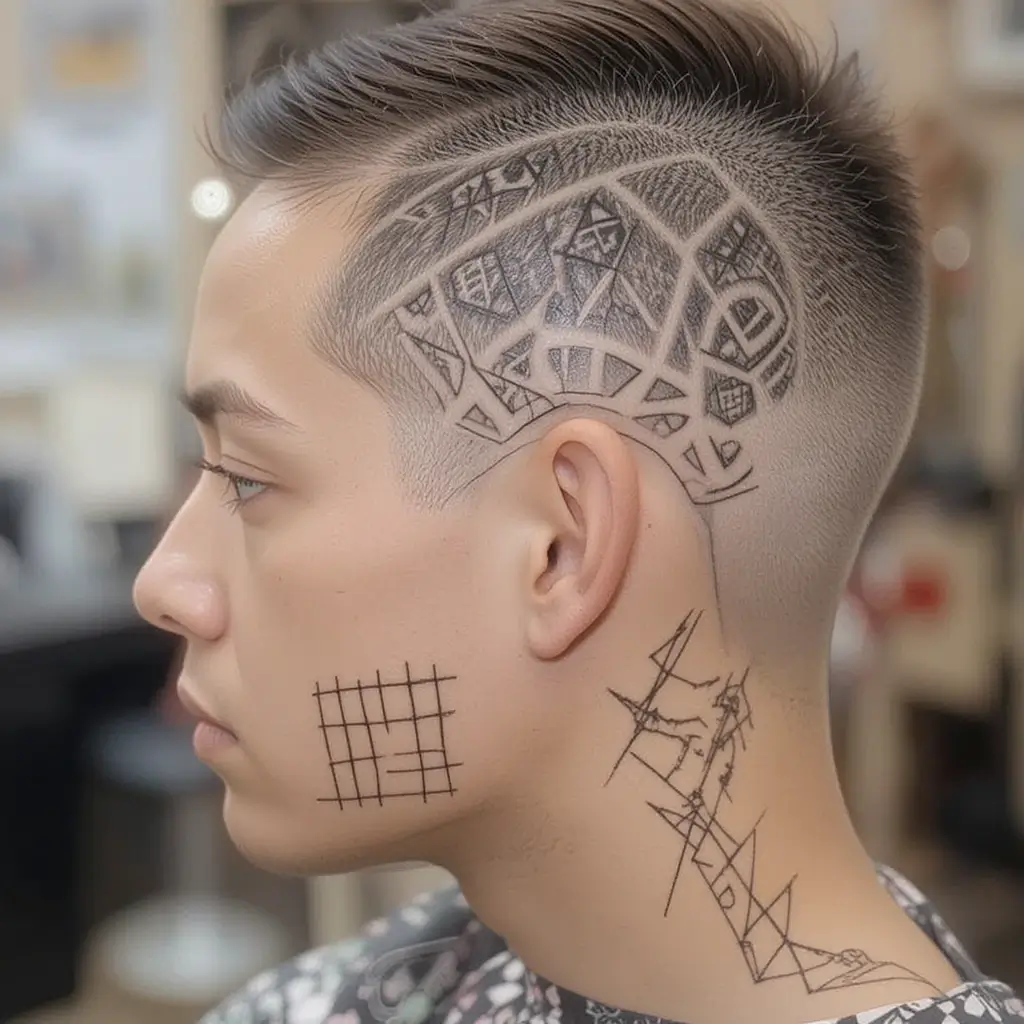 Side Shave with Designs