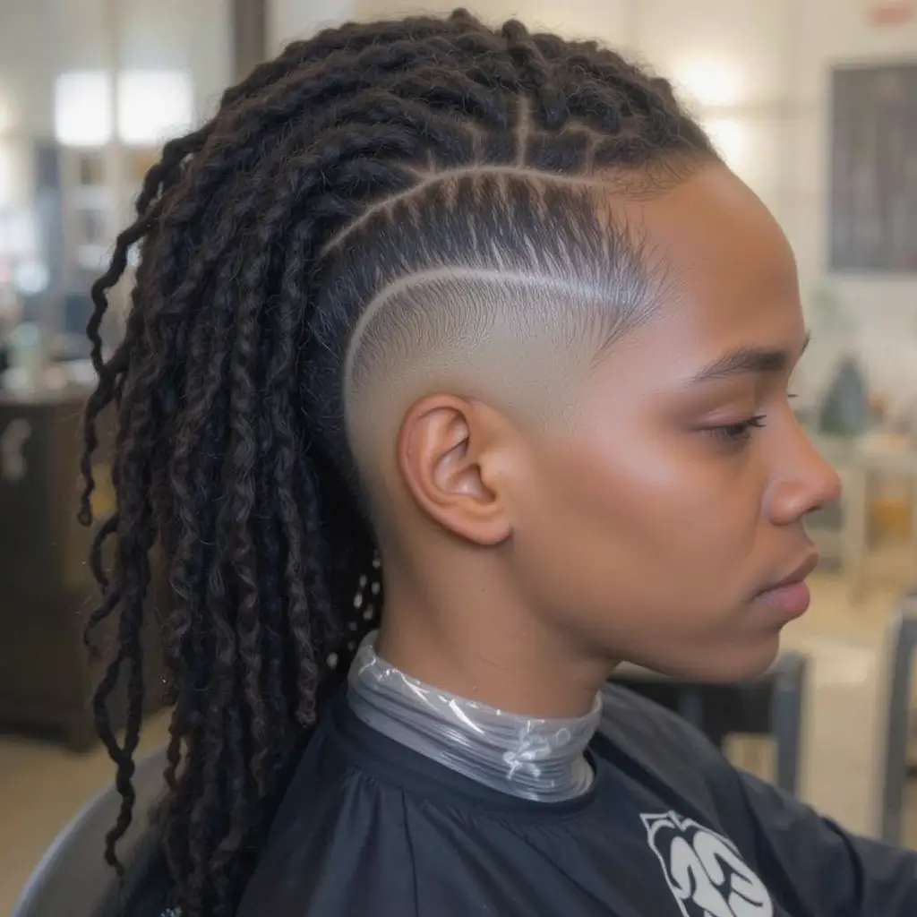 Side Shave with Dreadlocks