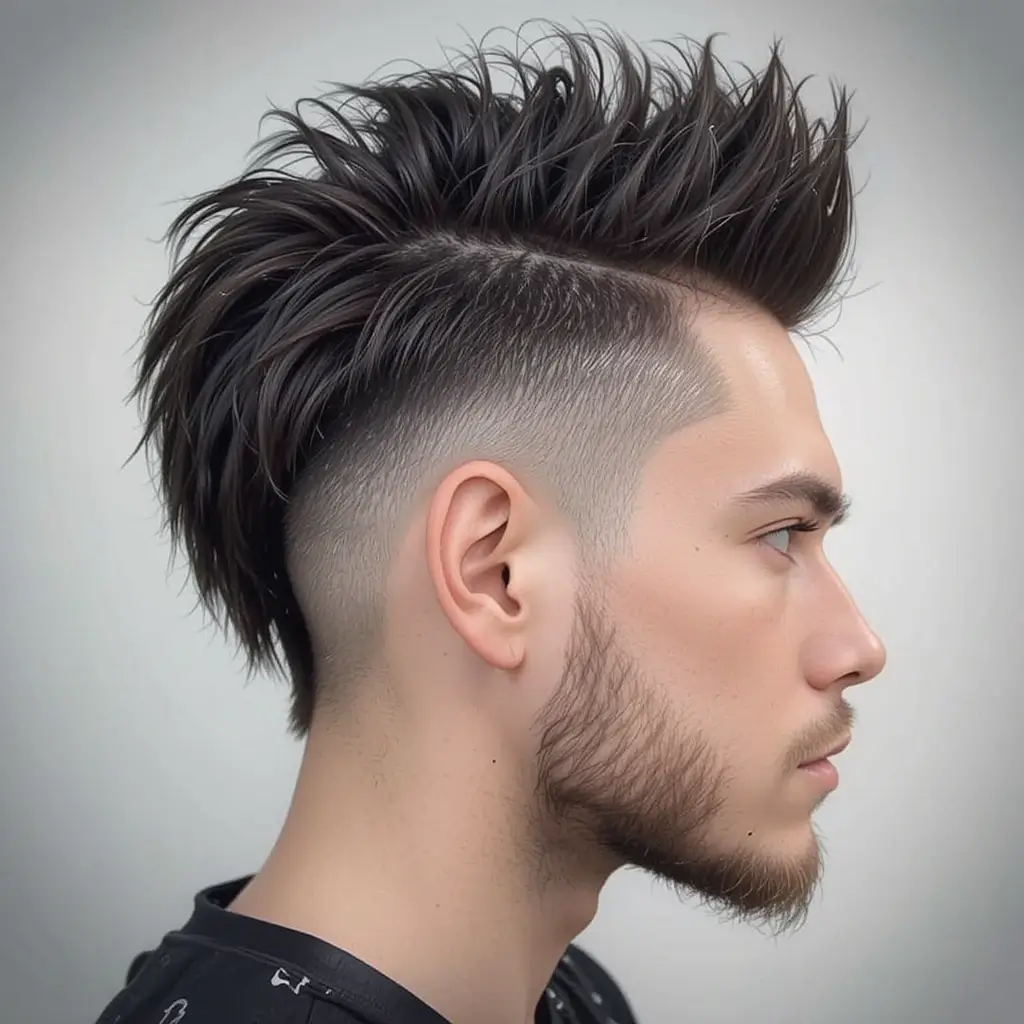 Side Shaved Wolf Cut