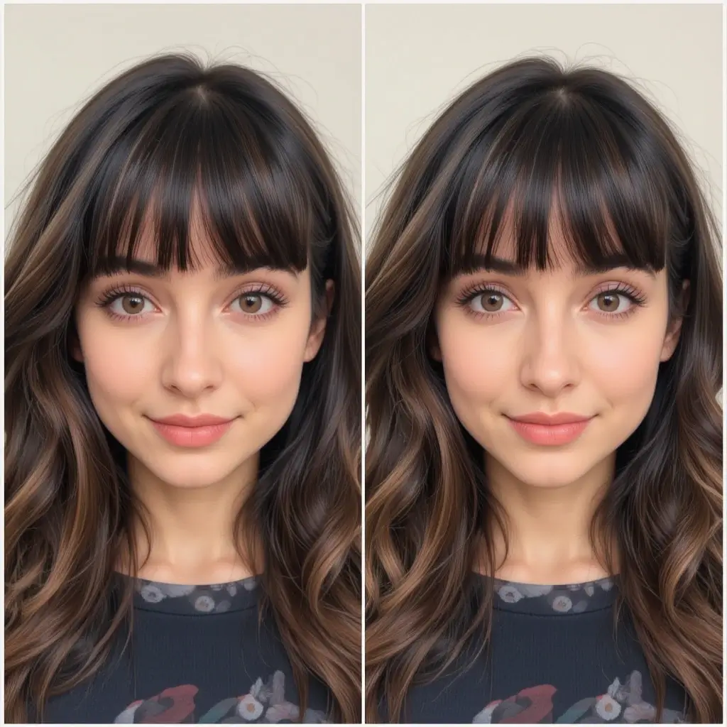 Side-Swept Bangs with Volume