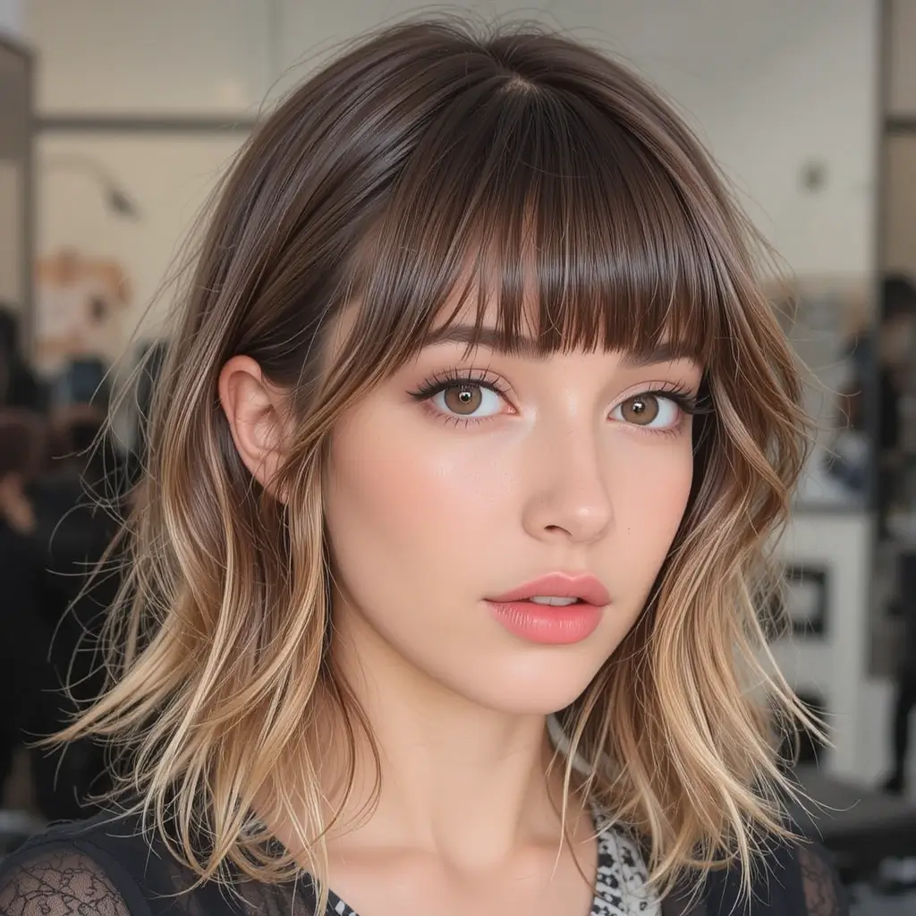 Side-Swept Bangs