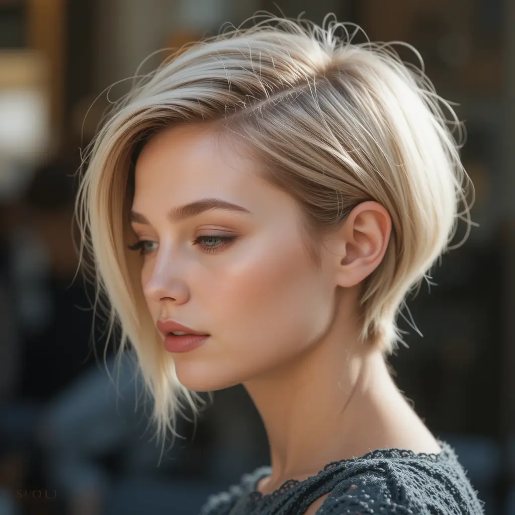 Side-Swept Short Crop