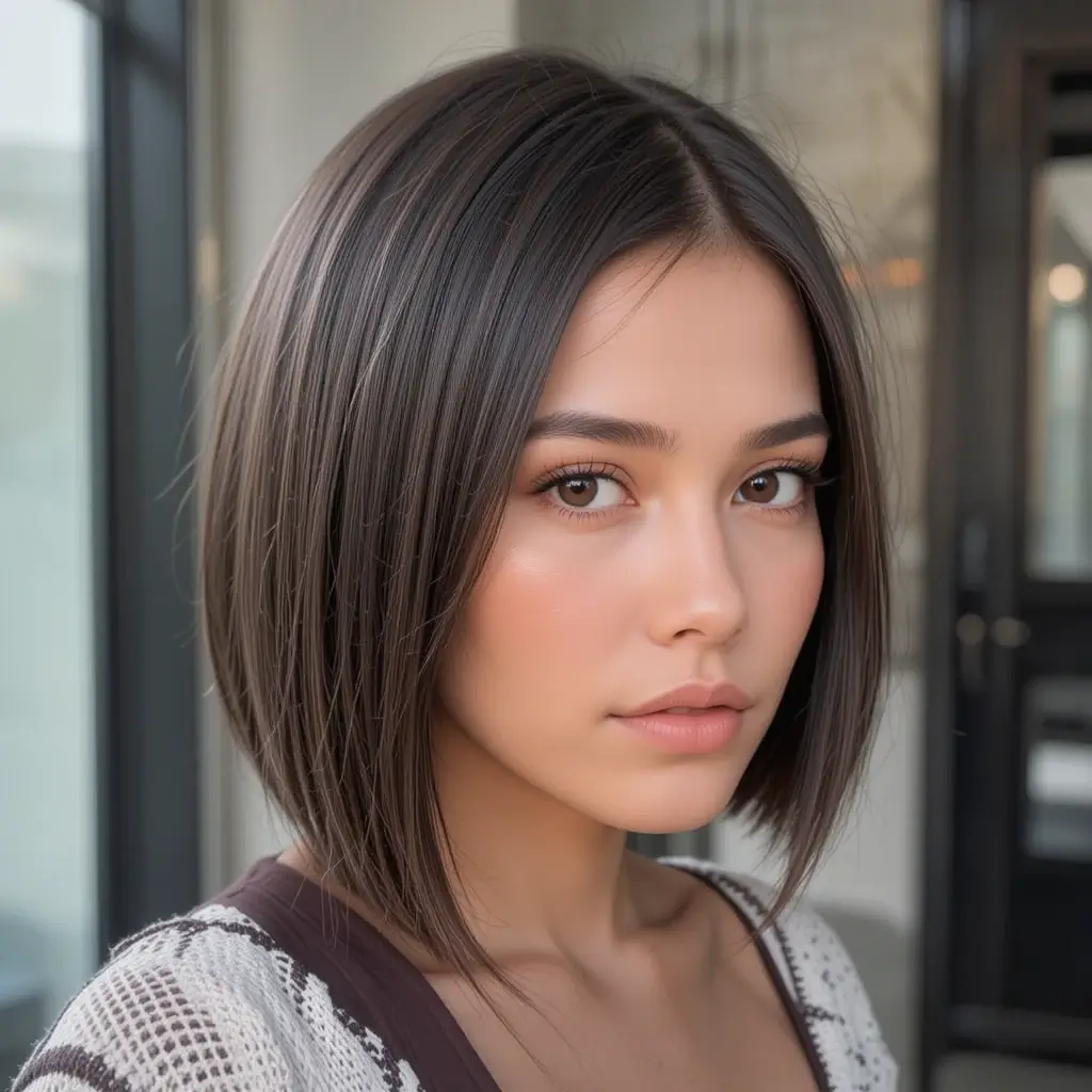 Sleek Ear-Length Bob