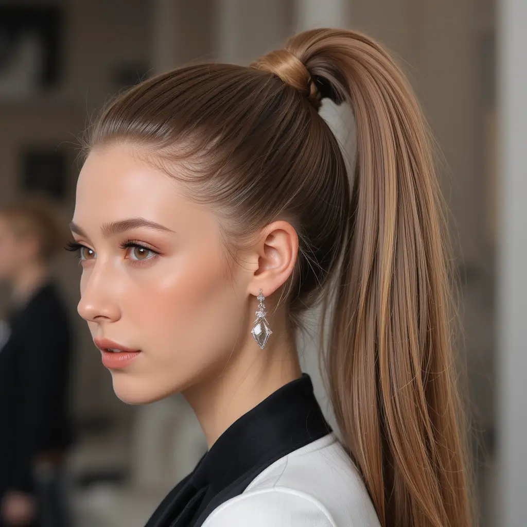 Sleek High Ponytail