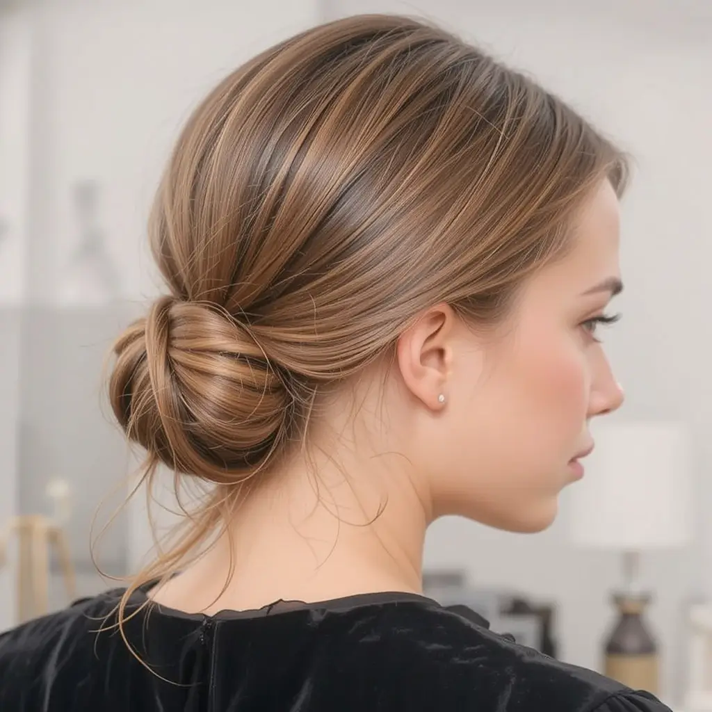 Sleek Low Bun