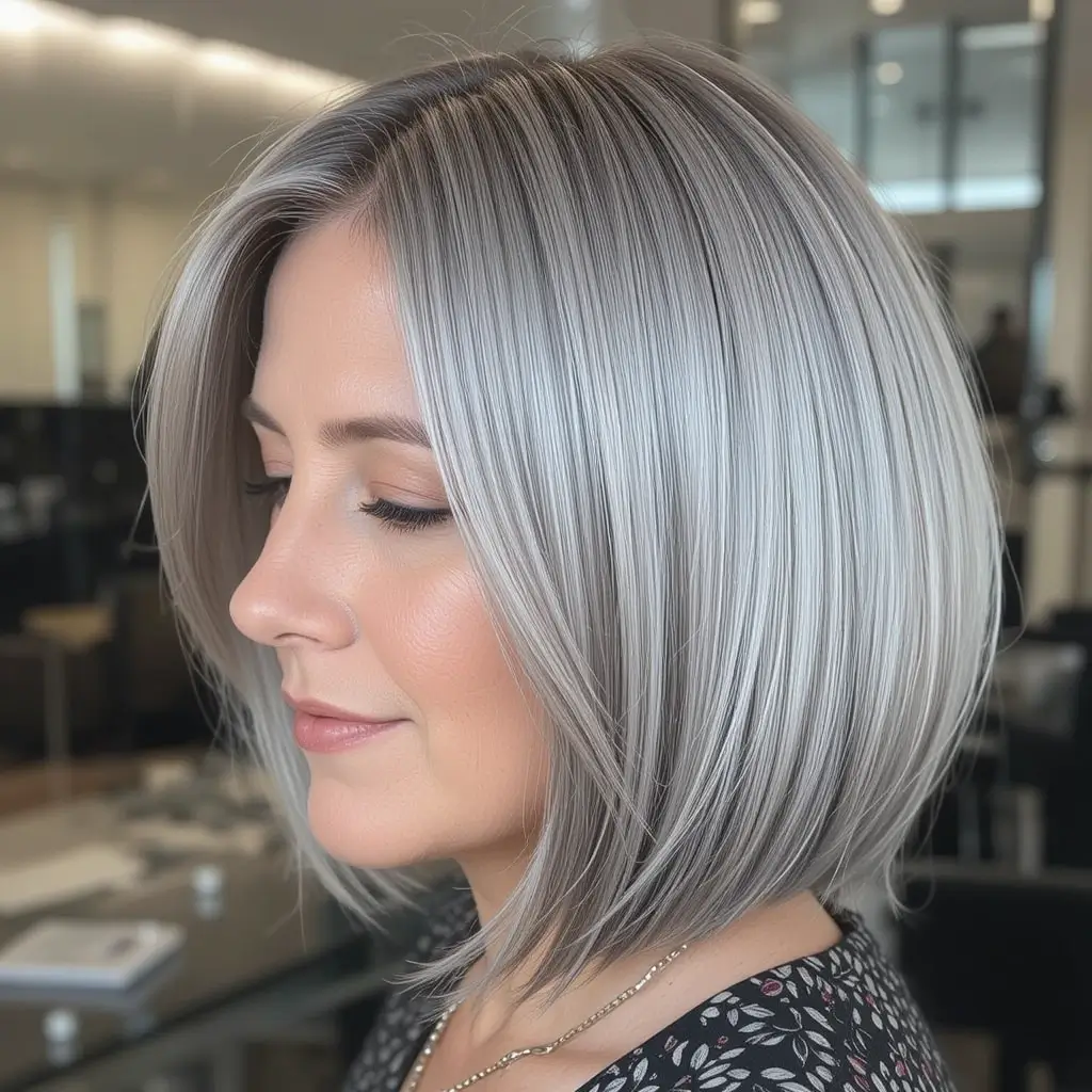  Sleek Silver Lob