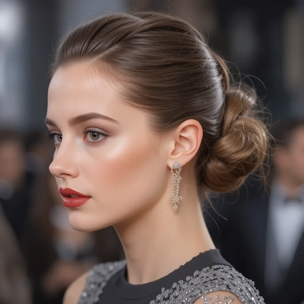 Slicked Back Bun