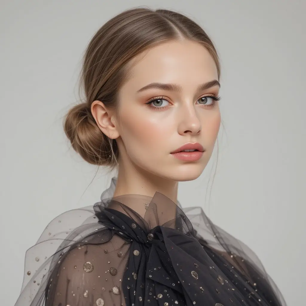 Slicked-Back Bun