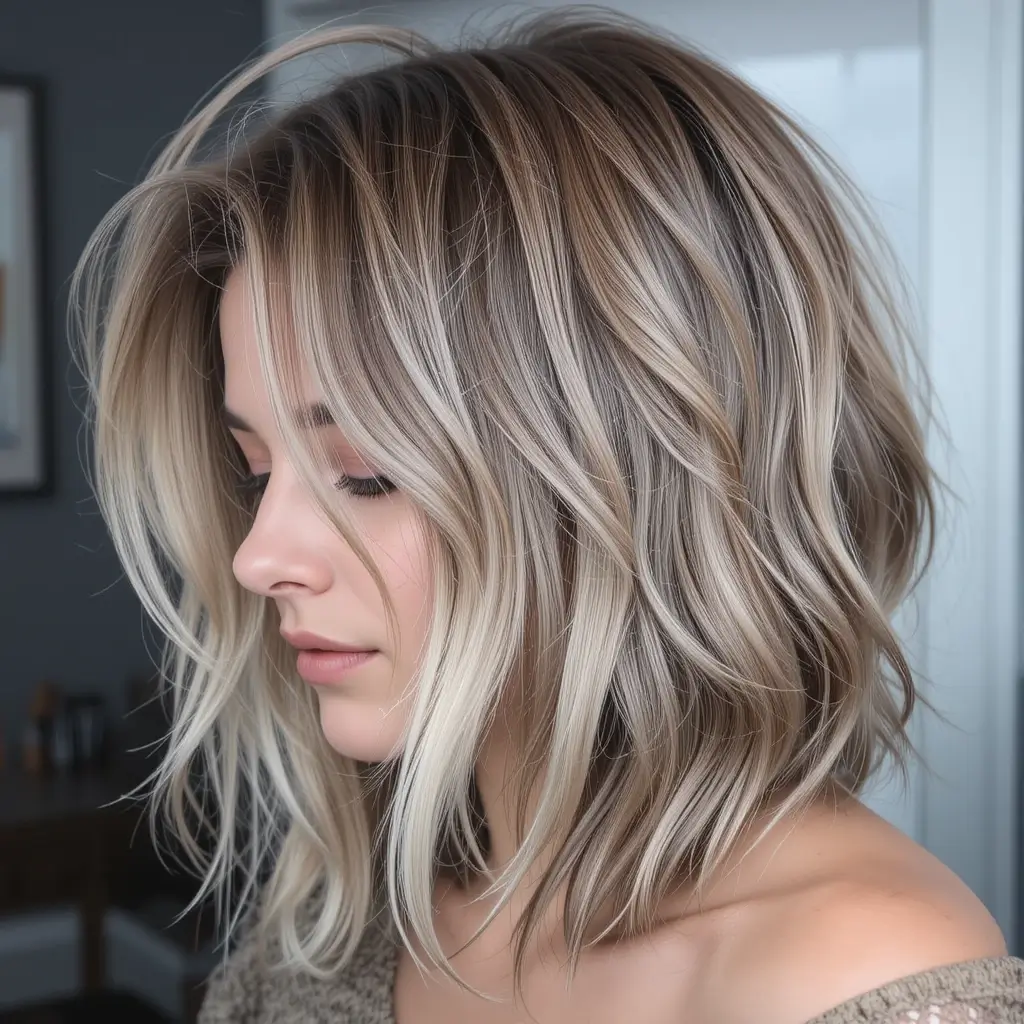 Soft Mullet with Balayage Highlights