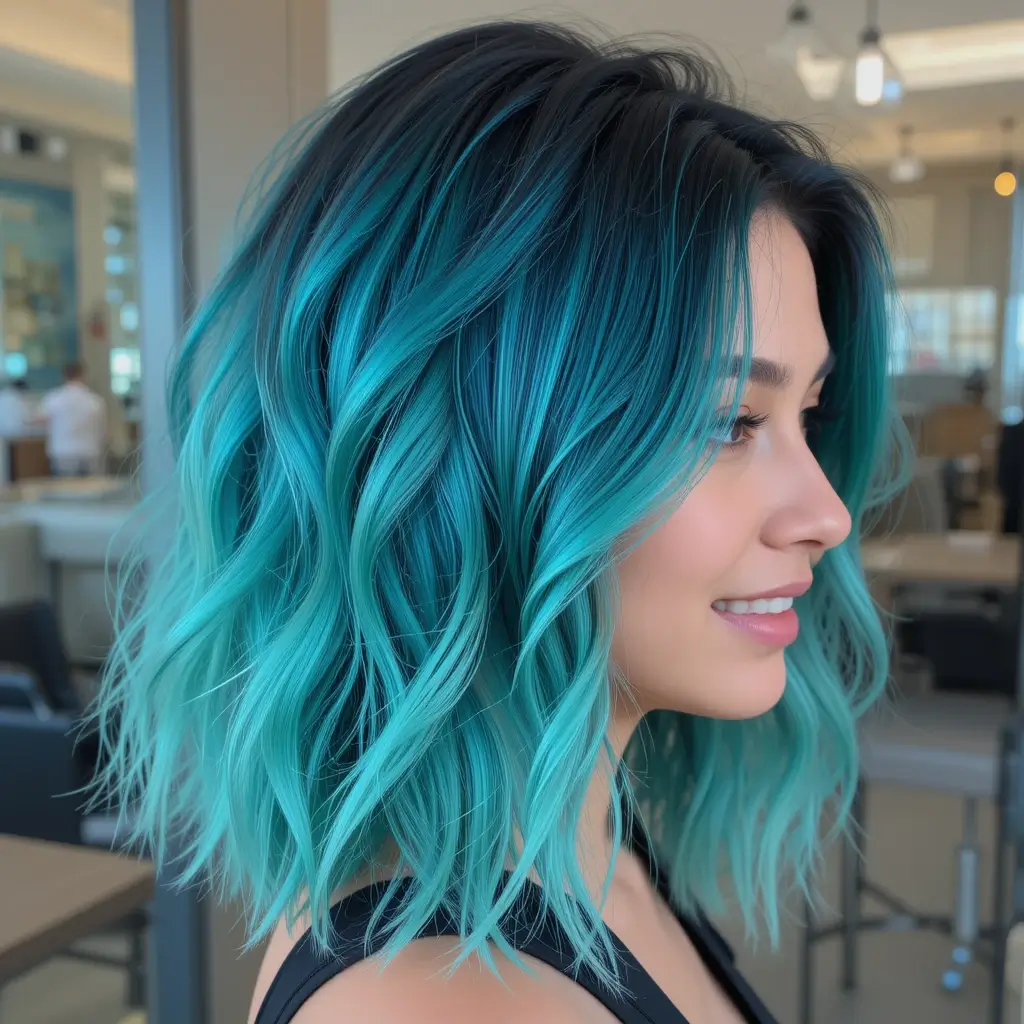 Soft Mullet with Undone Waves