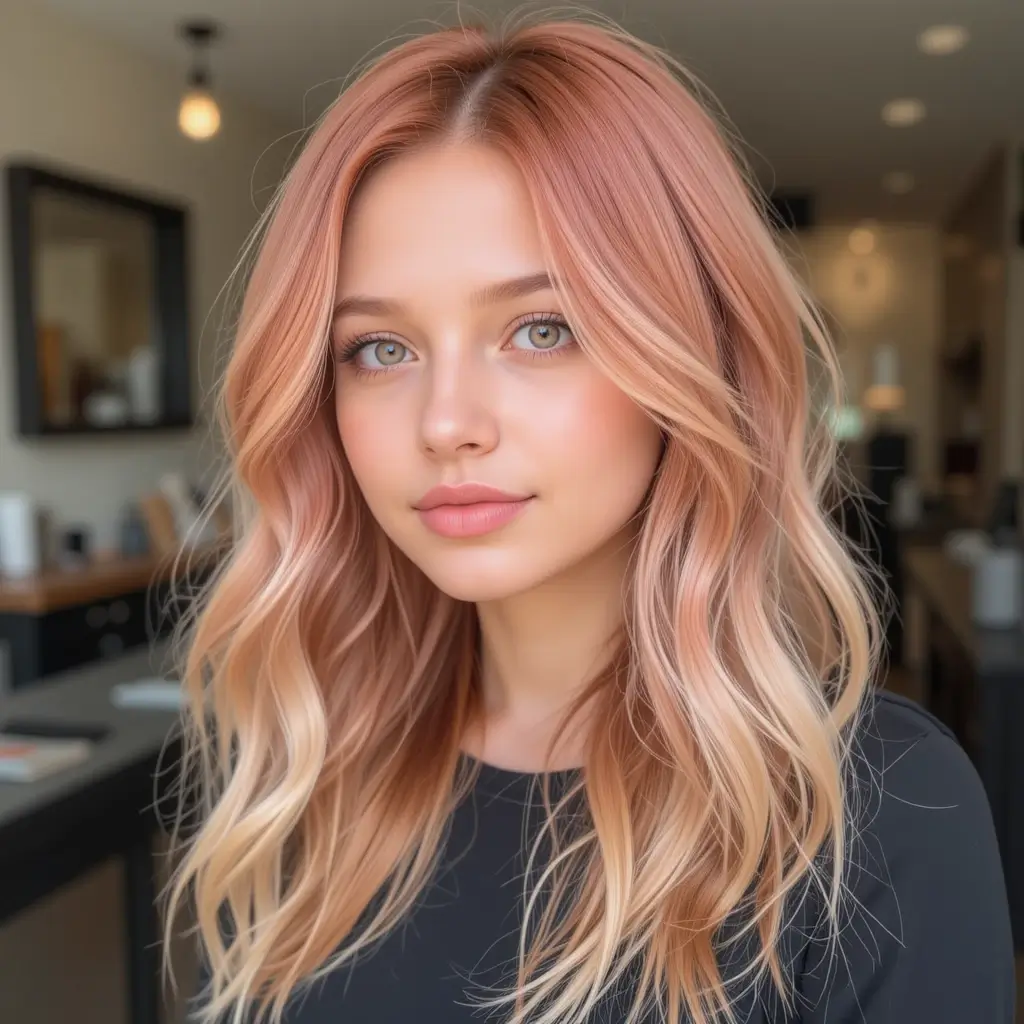 Strawberry Blonde with Copper Melt