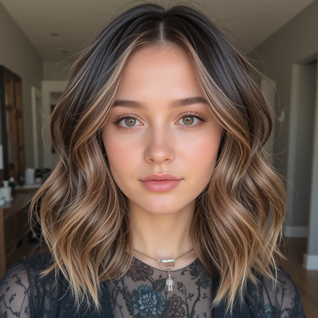 Subtle Caramel Lowlights