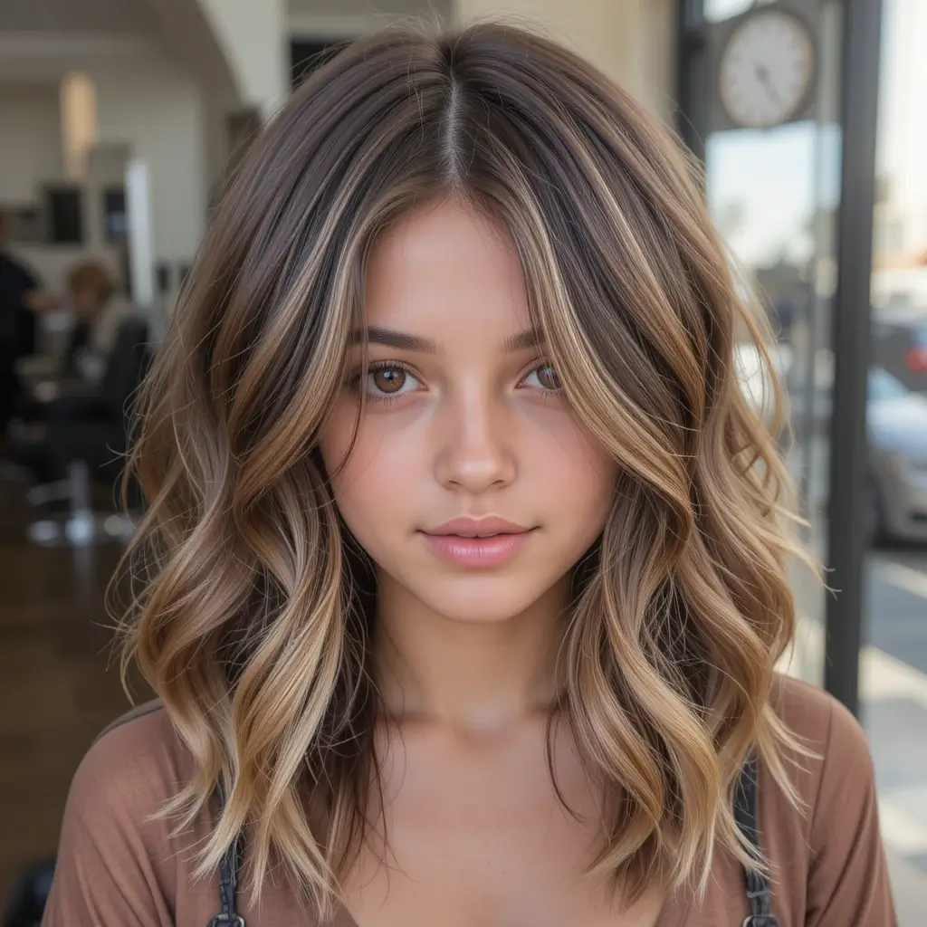 Tapered Ends with Soft Caramel Highlight Blends