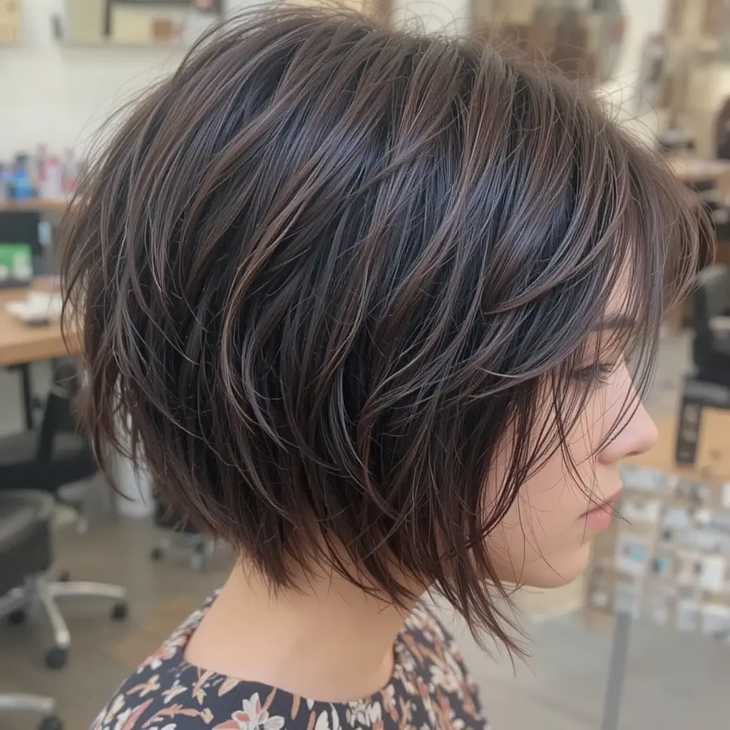 Textured Long Pixie Bob