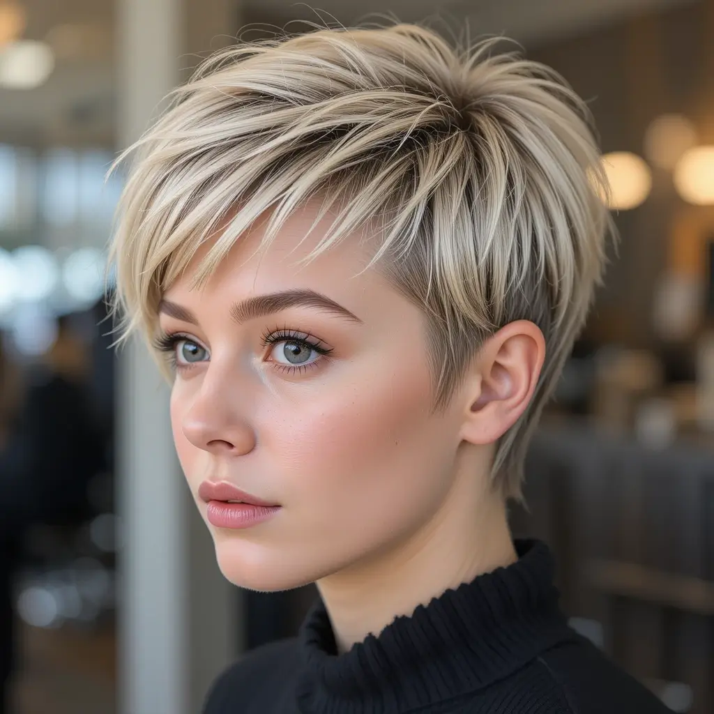 Textured Pixie Cut