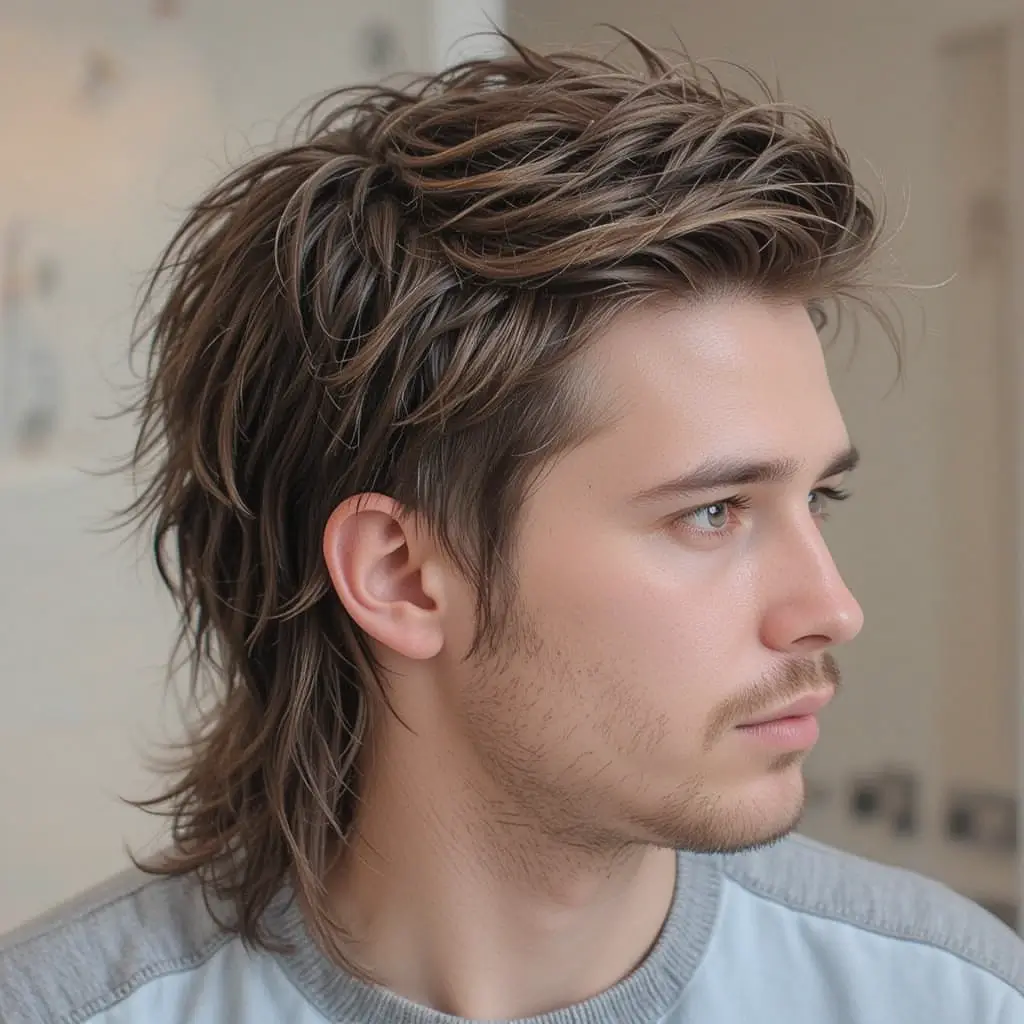Textured Top Mullet