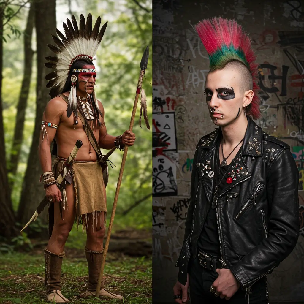 The Classic Mohawk Look