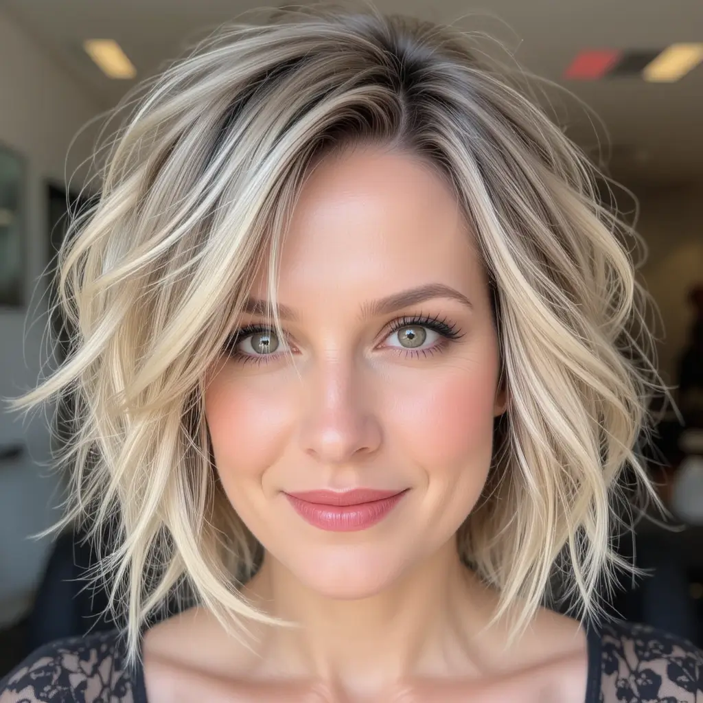 Tousled Short Bob