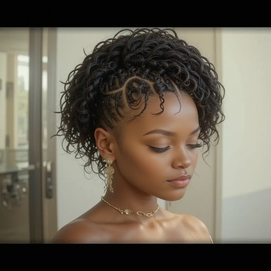 Twisted Loc Crown
