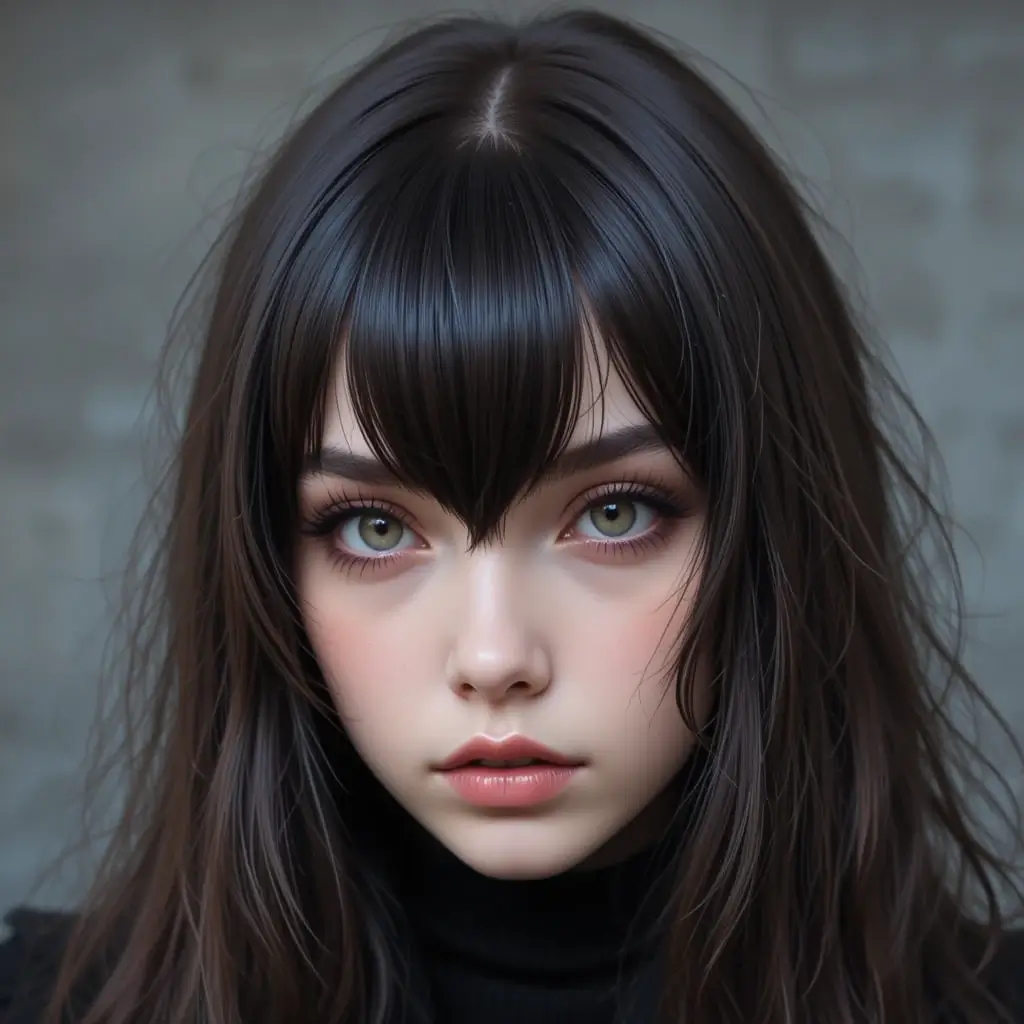 V-Shaped Bangs
