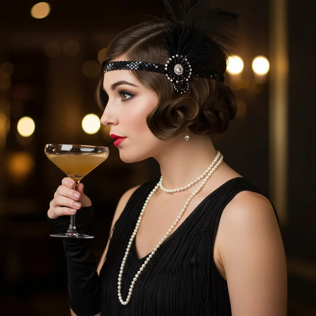 Vintage Updos That Scream “Speakeasy Chic”