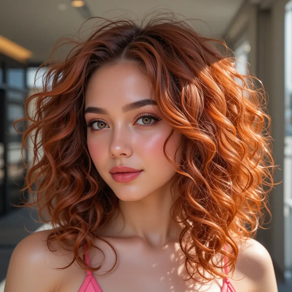 Warm Copper Curls