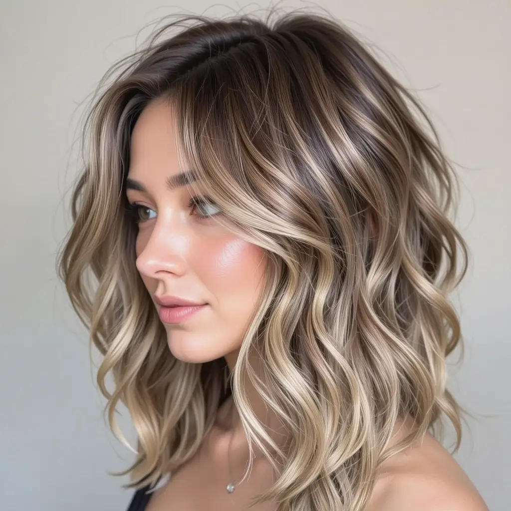 Wavy Layers with Highlights