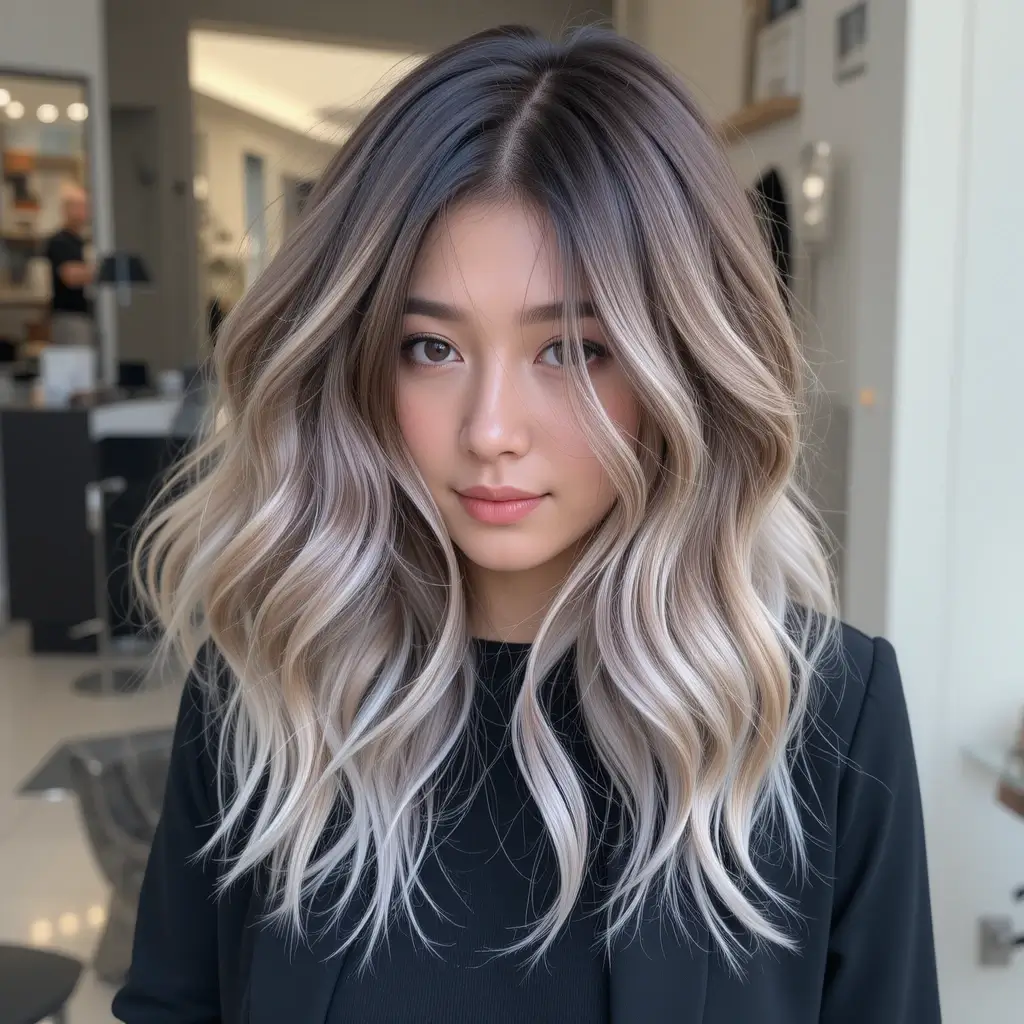 Wavy Mid-Length Cut with Soft Layers