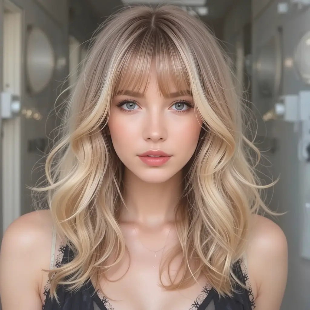 Wispy Bangs with Volume